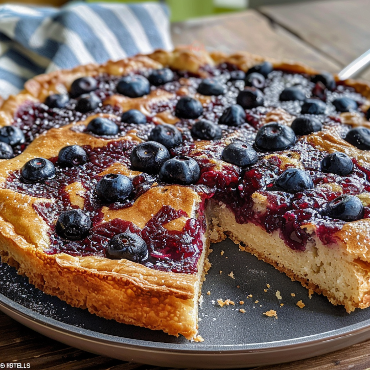 Blaubeerkuchen vom Blech