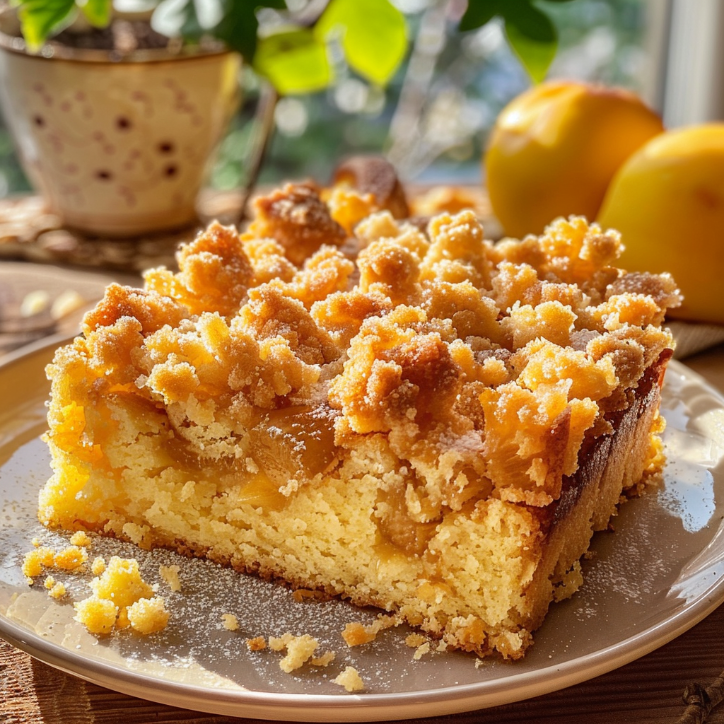 Mirabellenkuchen mit Streuseln