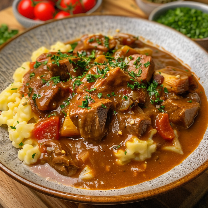 Pfifferling Gulasch
