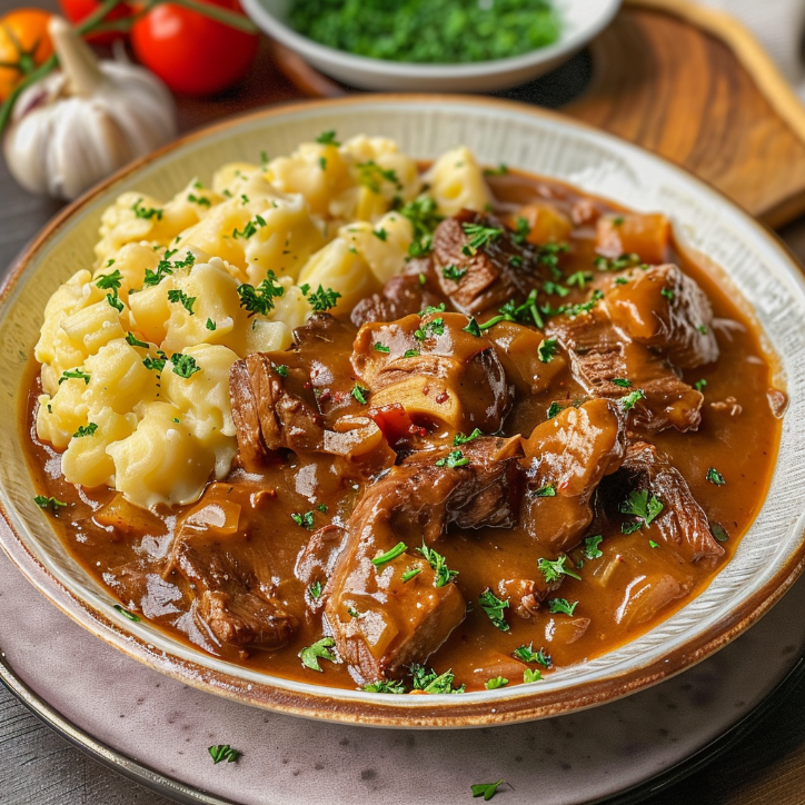 Pfifferling Gulasch: Pfifferling-Gulasch: Einfach & herzhaft