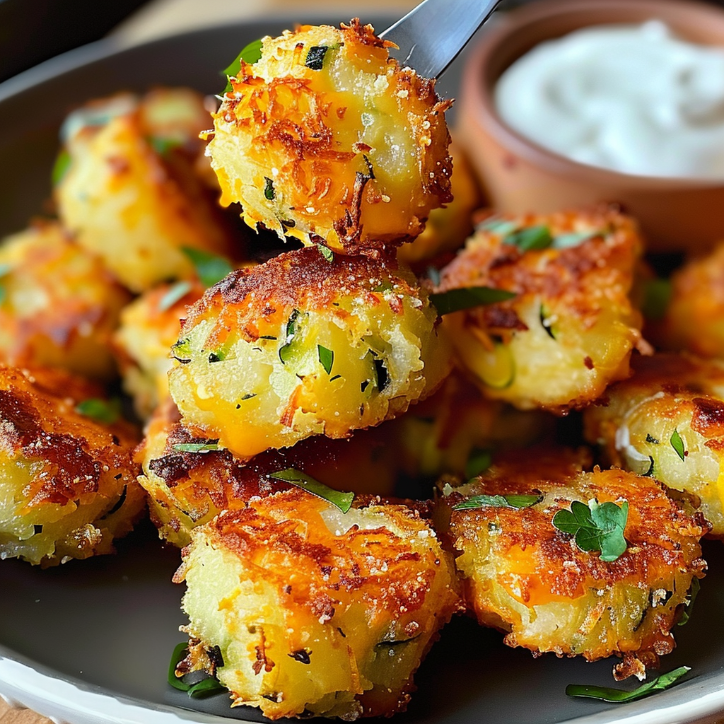 käse-zucchini-tots ein unglaublich ultimatives