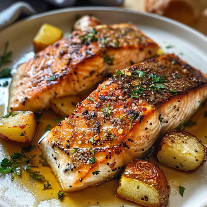 lachs aus der heißluftfritteuse