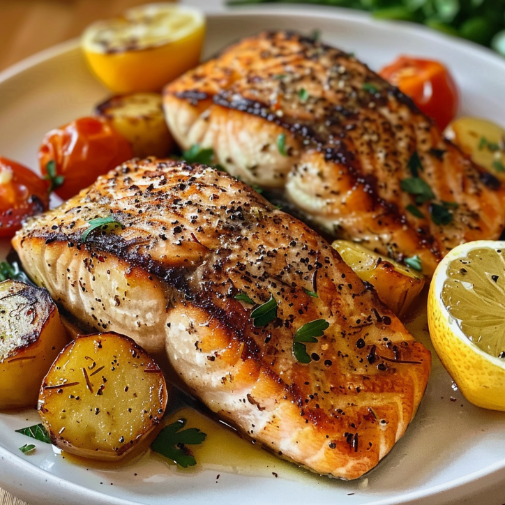 lachs aus der heißluftfritteuse