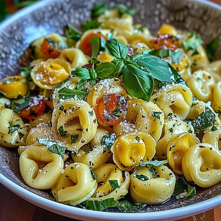 würziger süß-honig tortellini-nudelsalat für