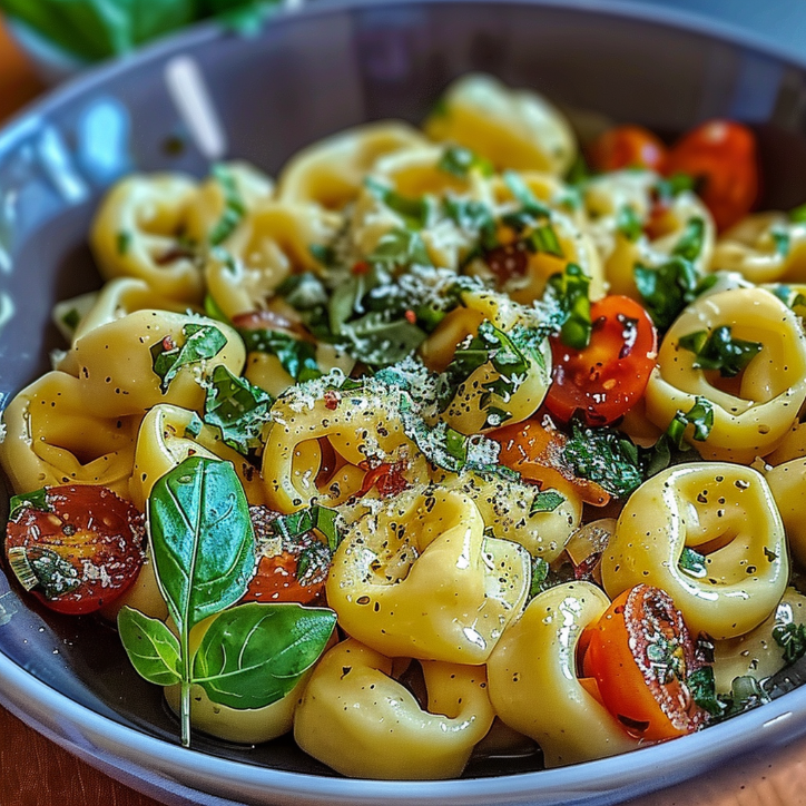 würziger süß-honig tortellini-nudelsalat für