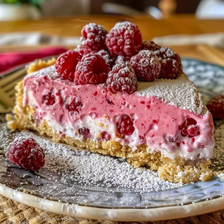 gesunder no bake himbeerkuchen