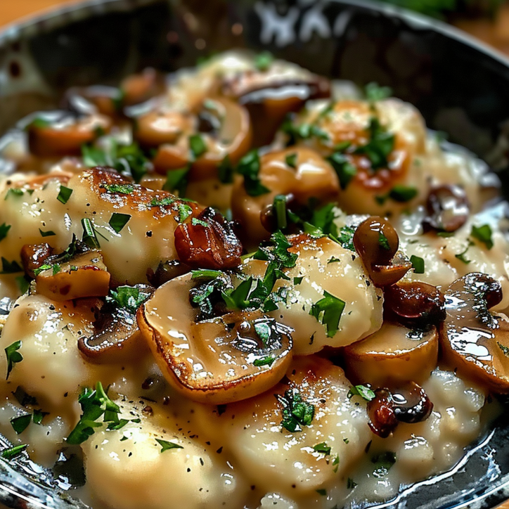 knoblauch-blumenkohl-pilz-pfanne ein unglaubliches ultimatives
