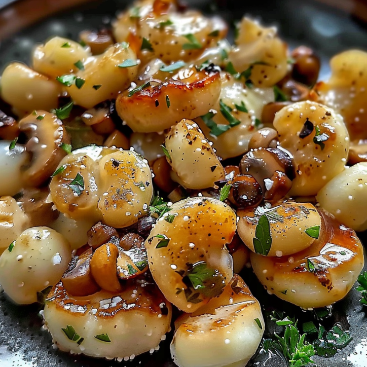 knoblauch-blumenkohl-pilz-pfanne ein unglaubliches ultimatives