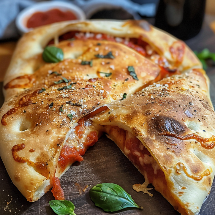 calzone aus der heißluuftfritteuse