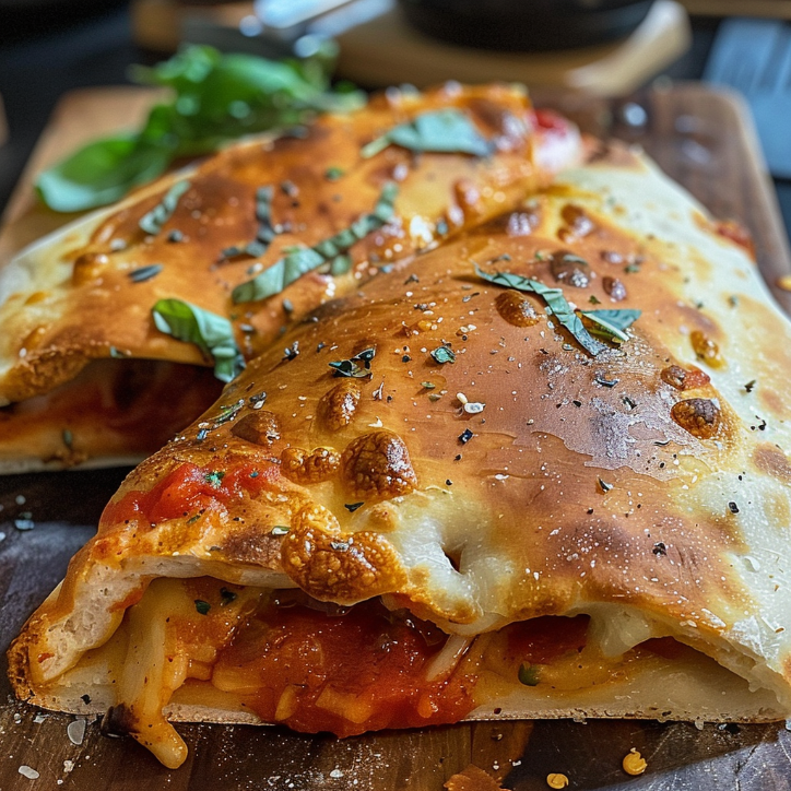 calzone aus der heißluuftfritteuse