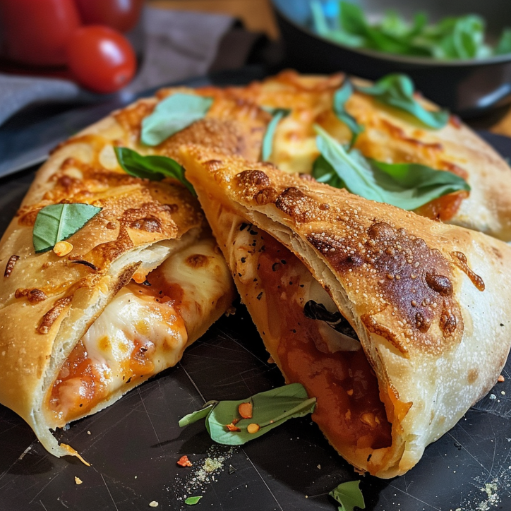 calzone aus der heißluuftfritteuse