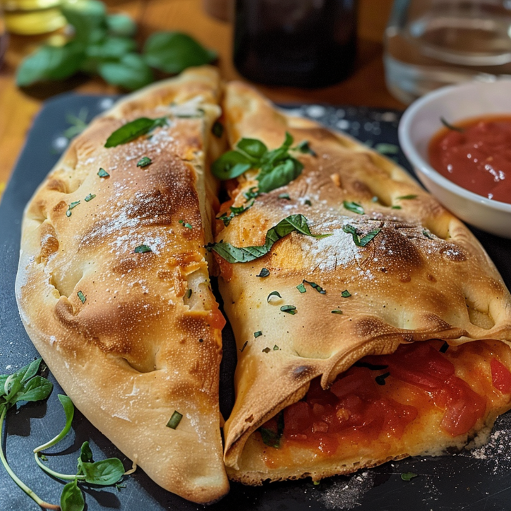 calzone aus der heißluuftfritteuse