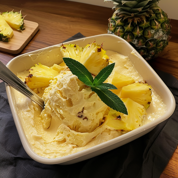 ananas sahne eis selber