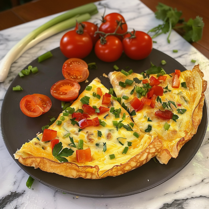 tortilla omelett aus der
