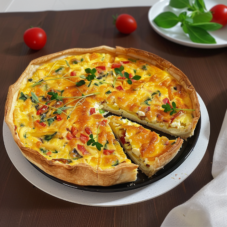 tortilla quiche aus der