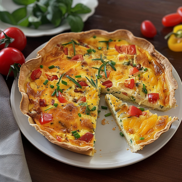 tortilla quiche aus der