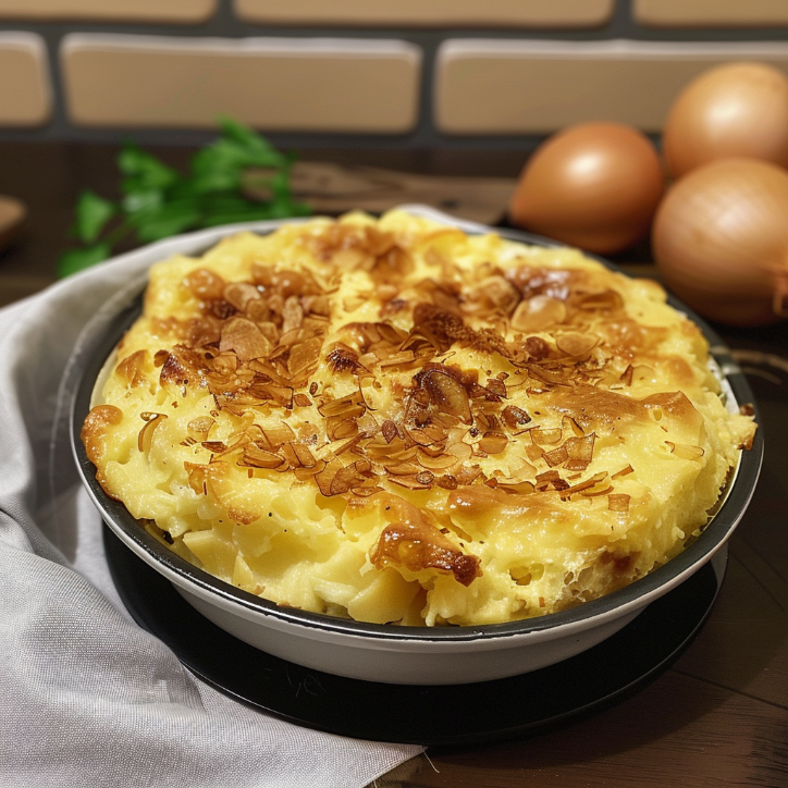 cremiges kartoffelstampf mit stzwiebeln