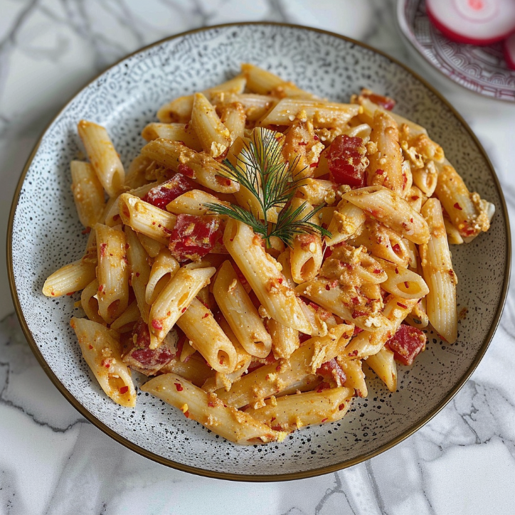 pasta jajeczna z rzodkiewką