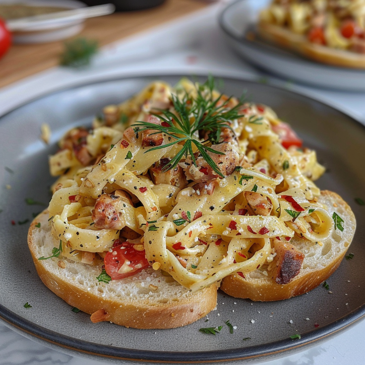 pasta jajeczna z rzodkiewką