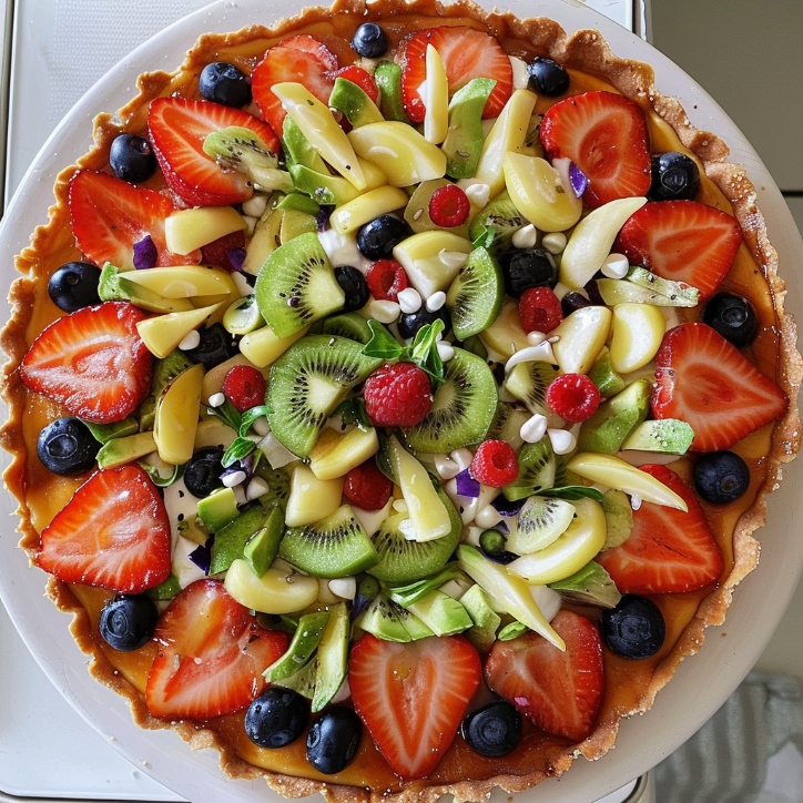 Tarta na spodzie z tortilli ze szparagami i szpinakiem – pomysł