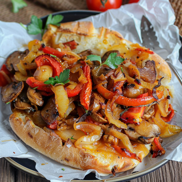 Gulasz wieprzowy z papryką i pieczarkami – sycący obiad