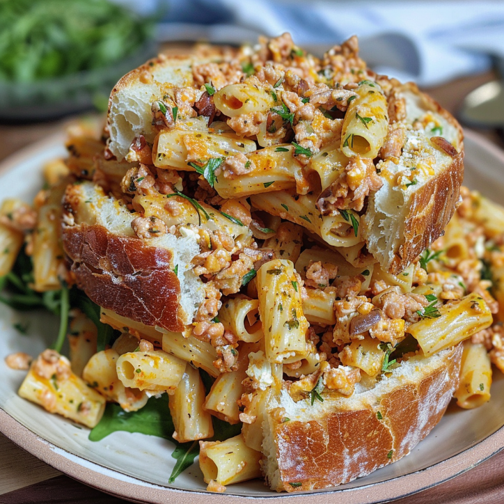pasta jajeczna z tuńczykiem